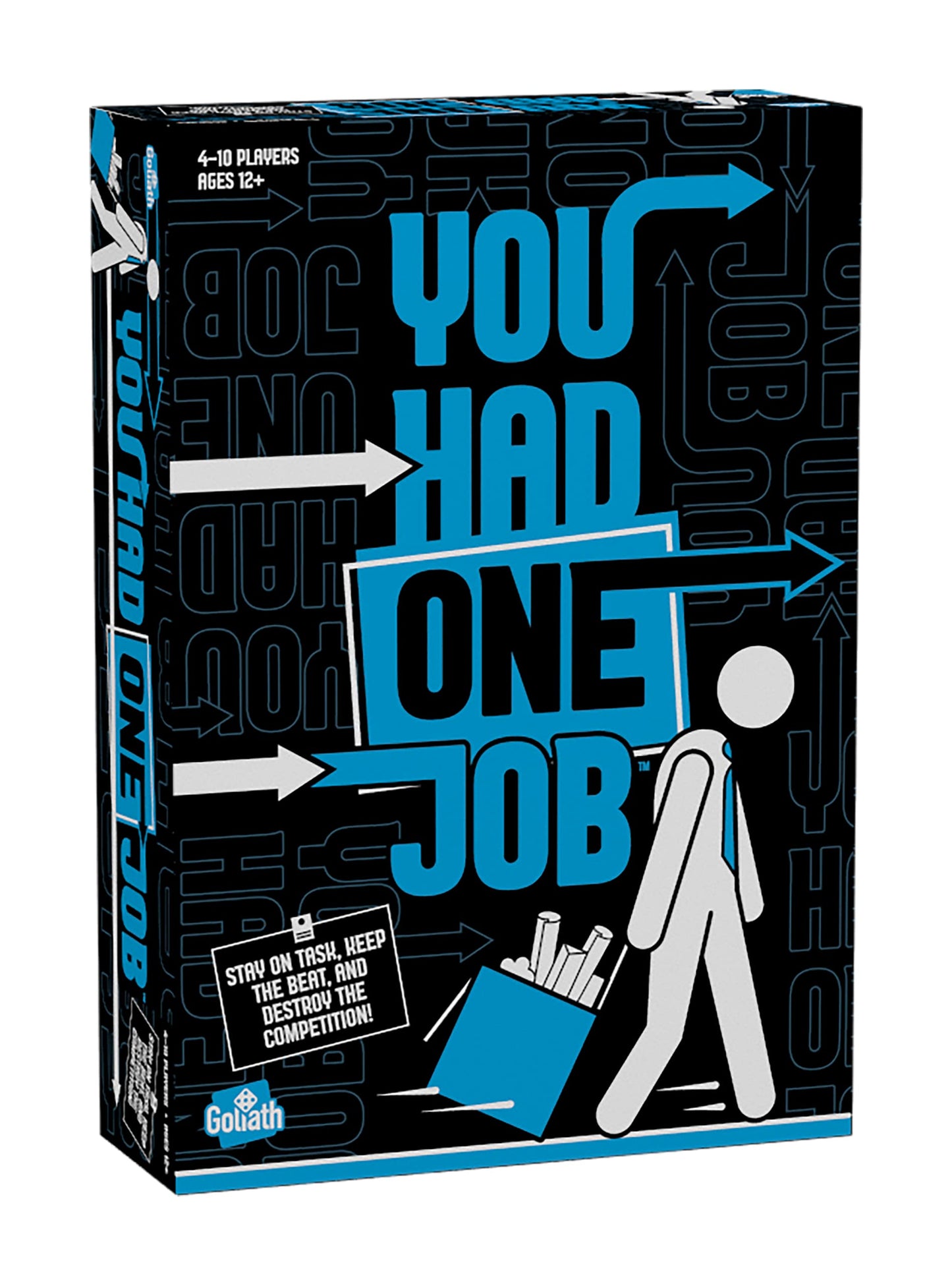 Goliath You Had One Job Game - Fast-Paced Party Game - Keep The Beat Or Face A Performance Review - Ages 12 and Up, 4-10 Players