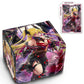 sabermaster Card Deck Box Fits for YGO MTG 100+ Card Storage Box Trading Games PU Leather Storage enhanced Deck Case (Lacrima)