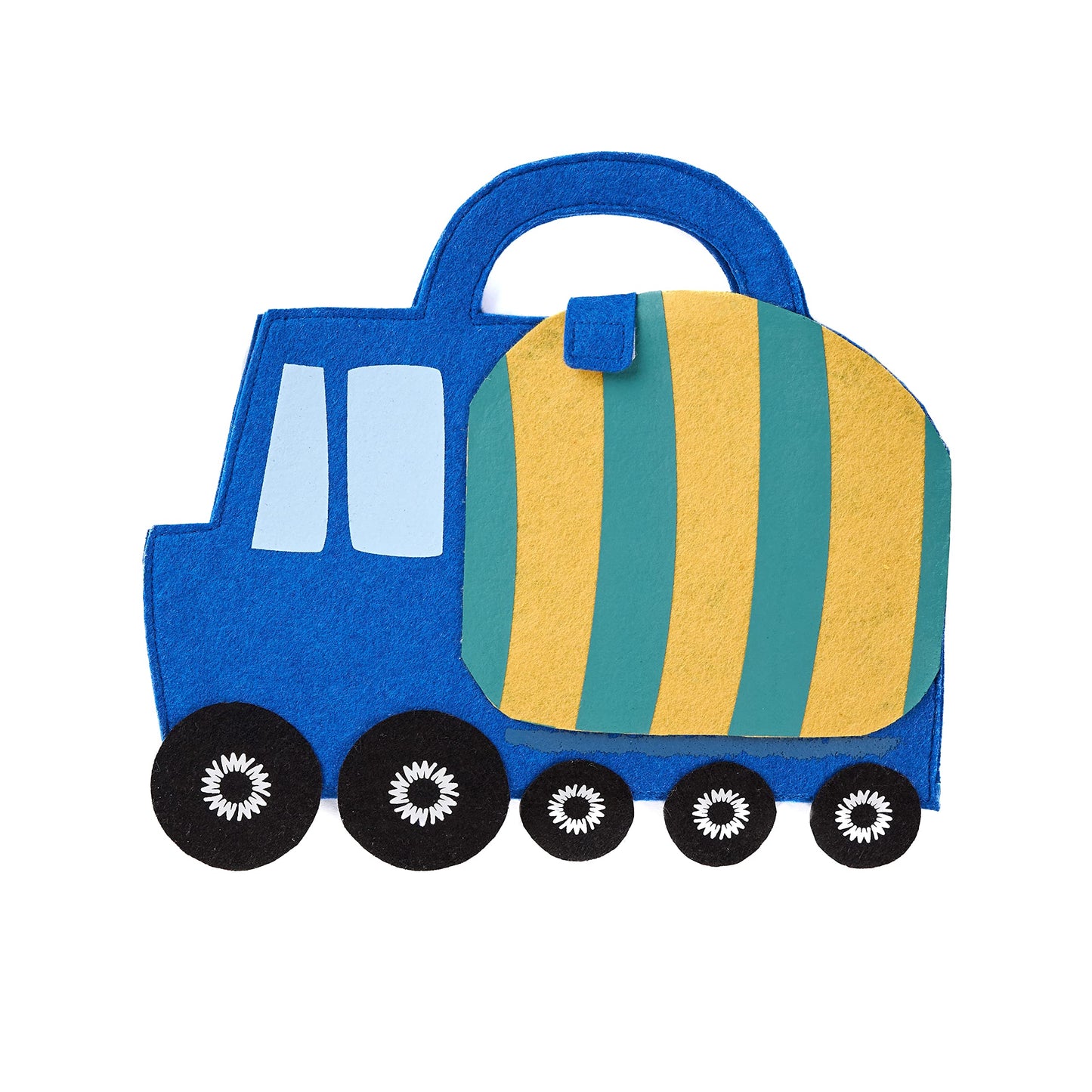 Mud Pie, Trucks Boy Art Portfolio and Crayon Set