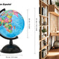 Exerz 8 Globo Terr  Queo, Spanish World Globe Political Map