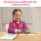 Skillmatics Art & Craft Activity Kit - Snip, Snip Unicorns & Princesses, Child Safe Scissors Activity, Develop Scissor Skills, Craft Kits, Tiktok Viral Sensation, Gifts For Ages 3, 4, 5, 6, 7