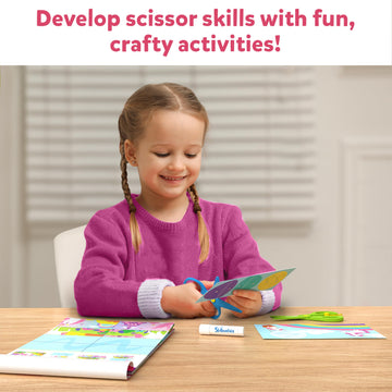 Skillmatics Art & Craft Activity Kit - Snip, Snip Unicorns & Princesses, Child Safe Scissors Activity, Develop Scissor Skills, Craft Kits, Tiktok Viral Sensation, Gifts For Ages 3, 4, 5, 6, 7