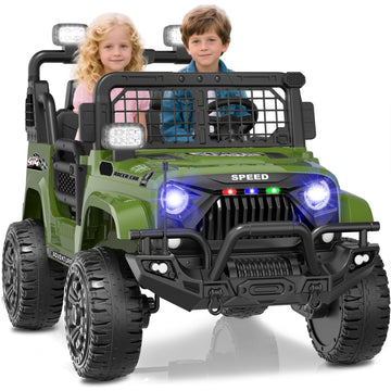 YunTopKids XL 24V Ride on Toys for Big Kids 2 Seater,4x4 Kids Electric Vehicles with Remote Control,800W Motors,21 Inch Wide Se