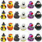 Halloween Rubber Ducks Bulk - 24 Pack, 6 Variety Themes, 2.5' For Halloween Party Favors For Kids, Goodie Bag Fillers, Jeep Ducking, Trick Or Treat Toys For Toddlers By 4E'S Novelty