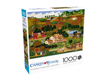 Buffalo Games - Charles Wysocki - Old Homestead - 1000 Piece Puzzle - Challenging Puzzle Perfect For Game Nights - Finished Size
