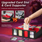 Timovo Mtg Deck Box, Magnetic Trading Card Storage Case Holds 3000+ Sleeveless Cards With 20 Colorful Dividers & 4Pcs Card Suppo