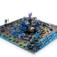 Monster Protectors 107pc Painted Rock Formation Set - Modular 3D Tabletop Builder for DND & RPG, Multiple Colors