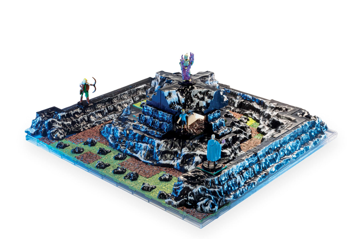 Monster Protectors 107pc Painted Rock Formation Set - Modular 3D Tabletop Builder for DND & RPG, Multiple Colors