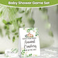 Detiho Woodland Guess How Many Animal Crackers Are In The Jar Baby Shower Game Cards,Jungle Safari Theme Baby Shower Games-1 Sig