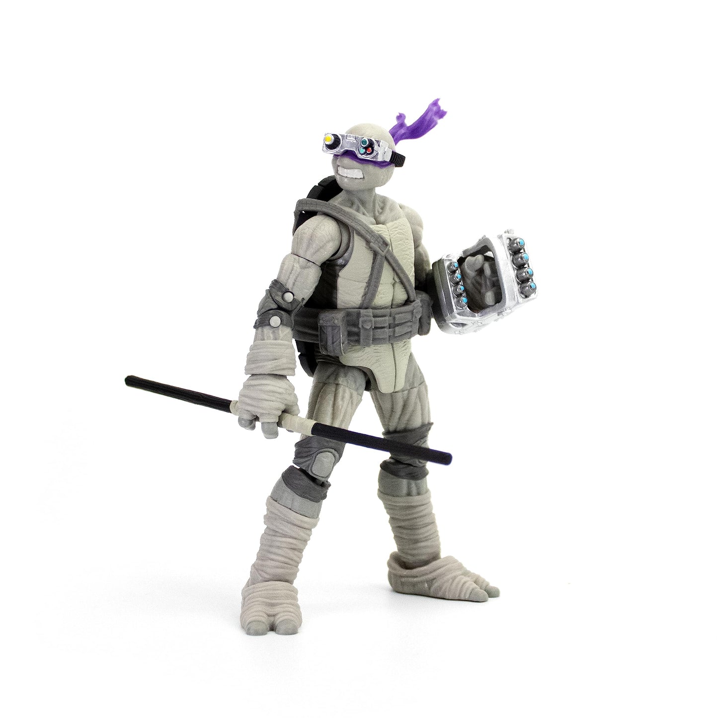 The Loyal Subjects Teenage Mutant Ninja Turtles 5" Black & White Action Figure 4-Pack - Comic Inspired Plastic Collectibles