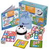 Funtactics Wooden Matching Game Puzzle 3.0 Games, Pattern Block Match Puzzles Building Cubes With Bell For Kids And Adults Toys Board Games For Family Night 5 Players
