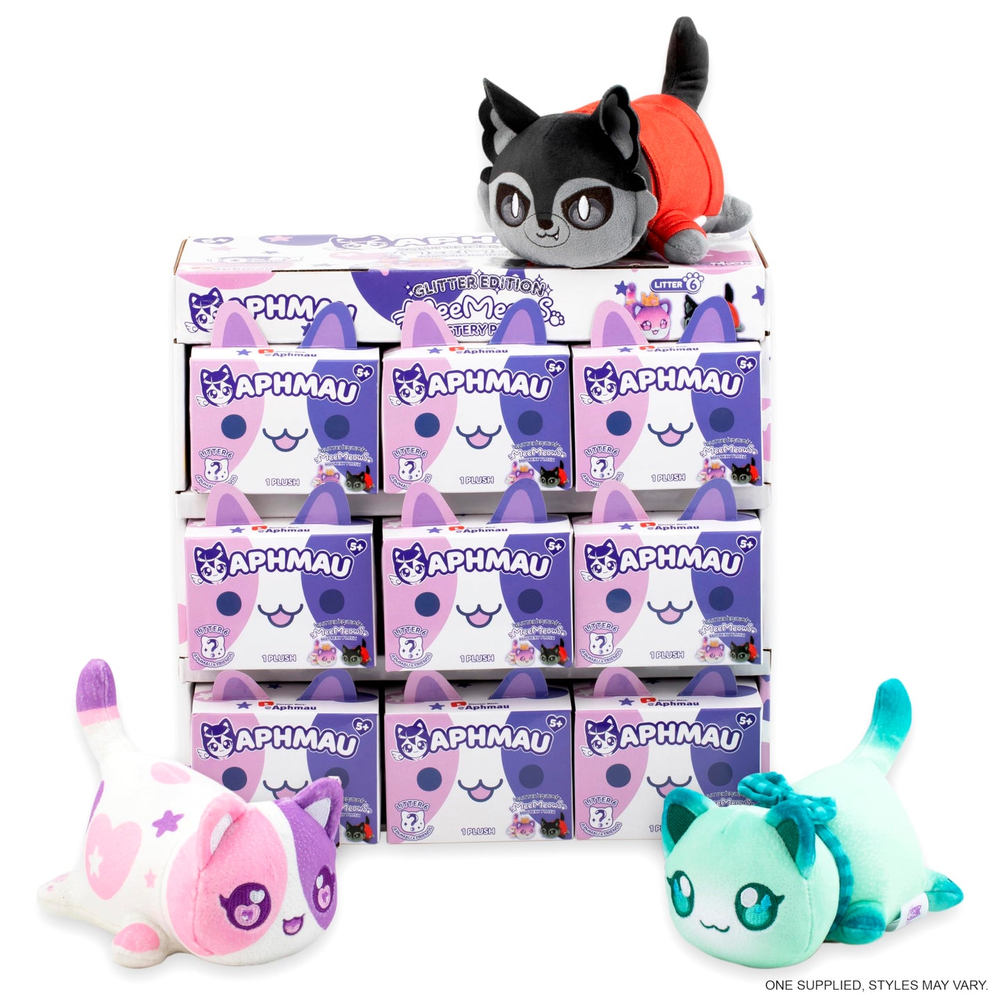 Aphmau 6    MeeMeow Mystery Plush - Series 6; YouTube Gaming Channel, Blind Box, 1 of 10 Possible, Friends MeeMeows, Official Me