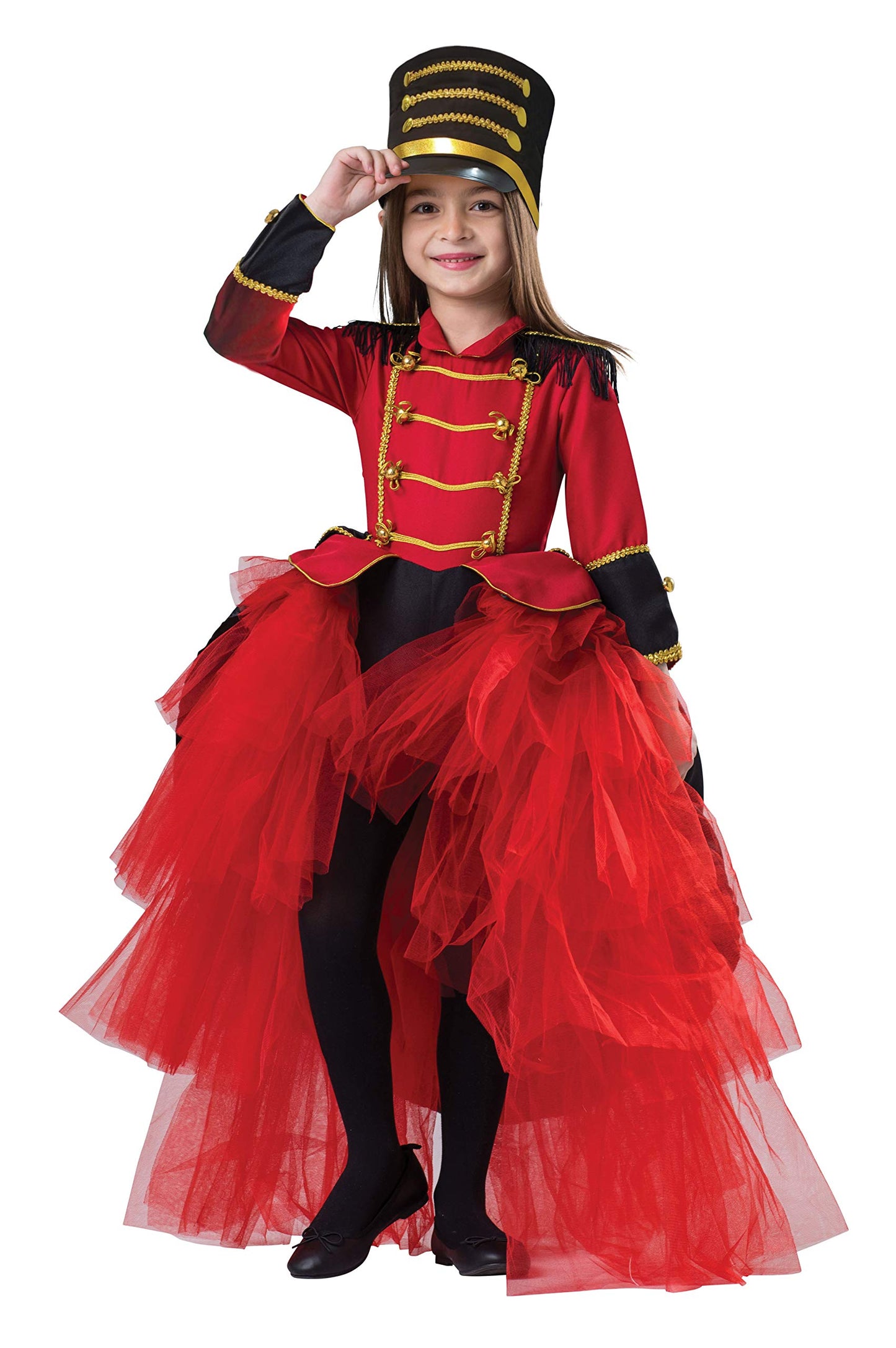 Dress Up America Band Majorette Costume - Nutcracker Costume For Girls - Toy Soldier Uniform Dress Up For Kids (X-Large)