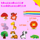 9 Pieces Lacing Cards, Double Sided Sewing Cards In 9 Jungle Animals With 9 Colorful Laces, Imagination Development Lacing Toys Games Educational And Learning Activity For Preschoolers, Kids