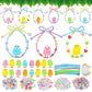 Soulchen 36 Set Easter Crafts Kits DIY Easter Chick Ornament with Colorful Pipe Cleaners Cute Beads for Spring Party Favors Art 