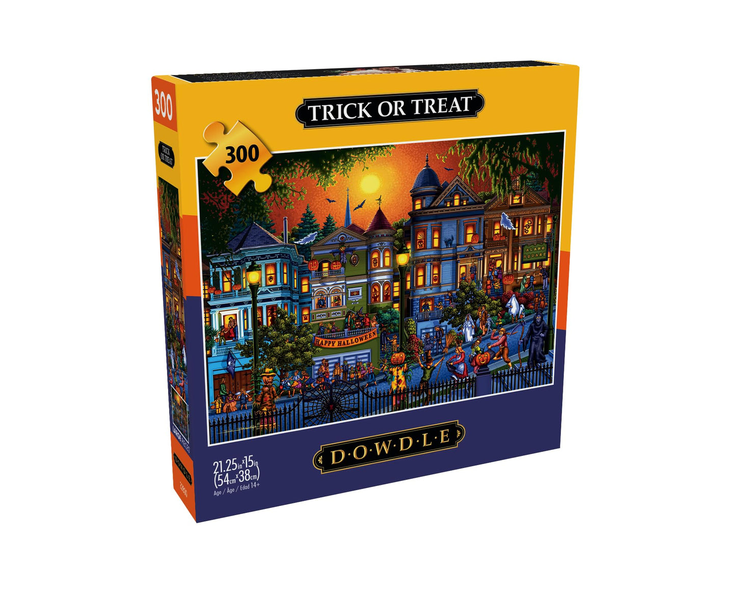 Buffalo Games 300 Piece Jigsaw Puzzle - Trick or Treat - Multicolor - 21.25 x 15.00 - Challenging Puzzle for Adults