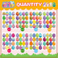 Dujaa 384 Pcs Easter Stickers, Easter Egg Stickers For Kids - Easter Treats For Kids Envelop Seals Easter Basket Stuffers Easter