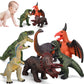 Gzsbaby Jumbo Dinosaur Toys Set - 6 Large Soft Multi-Color Dinosaurs for Kids 3-5, Perfect for Birthday Gifts and Party Favors