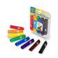 Crayola Triangle Toddler Markers, 8ct Easy Grip Washable Coloring Markers, Multicolored, Arts & Crafts Supplies for Young Kids
