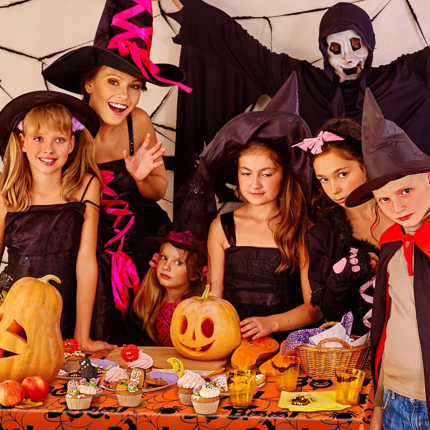 Newwiee 3 Pack Christmas Tablecloths 108 x 54 Inch Xmas Disposable Plastic Table Cover Holiday Rectangle Waterproof Tablecloth f