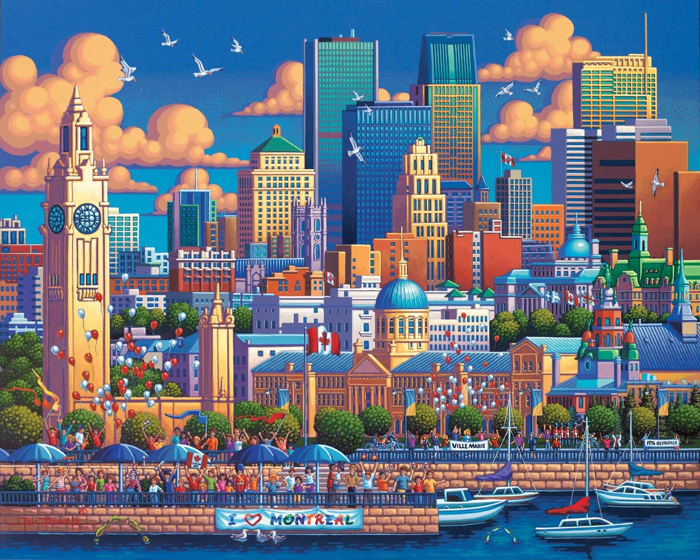 Dowdle Jigsaw Puzzle - Montreal - 1000 Piece