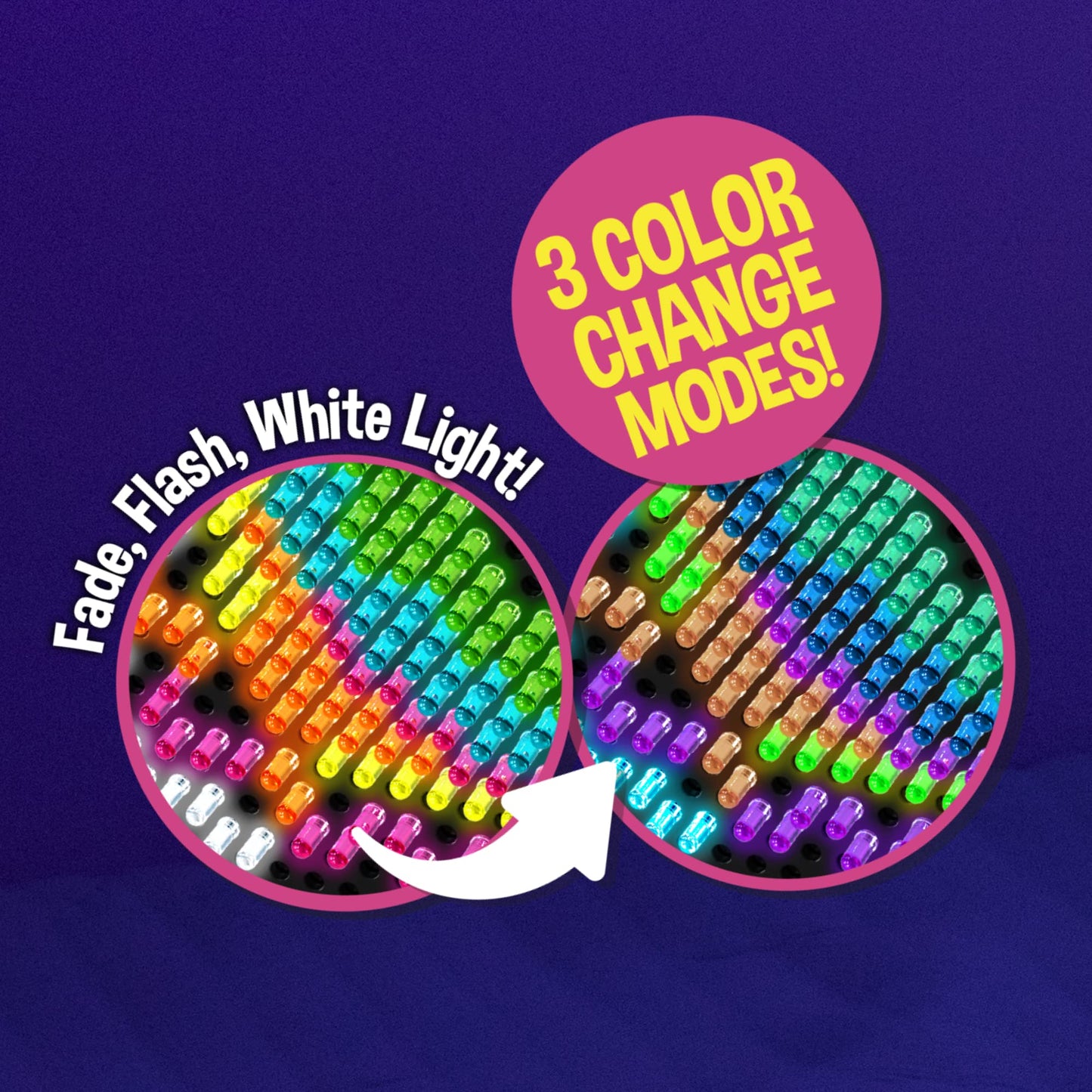 Lite Brite High Definition Light Up Toy - Oval, Multicolor, 650 Mini Pegs, 8 HD Design Templates, Ages 6+ - Model 02250