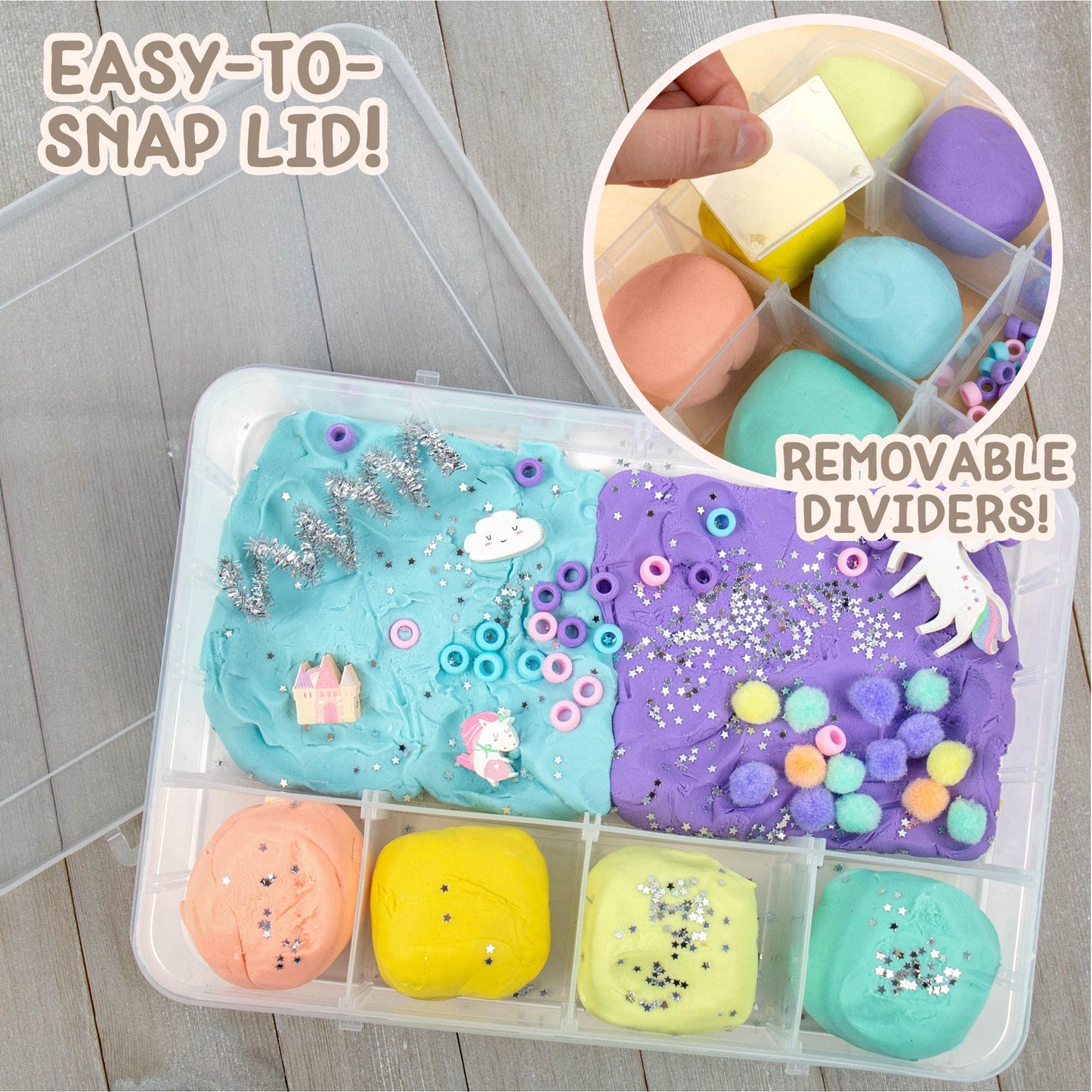 Story Magic Rainbow Unicorn Sensory Play Set - Tactile Activities for Kids Ages 4-8, Medium, Multi, Model 218897A, Plastic