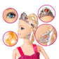 Mermaid Princess Doll With Little Mermaid And Pink Dolphin Playset, Blonde Hair Mermaid Toys With Accessories, Gift For 3 To 7 Year Old Girls