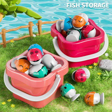Magnetic Fishing Game For Kids Toddlers 3-5, 70 Pcs Fishing Toys For Kids Toddlers 3-5, Fishing Table Toys Board Game Birthday G
