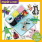 Made By Me Create Your Own Bead Pets by Horizon Group USA, Includes Over 600 Pony Beads, 6 Key Rings, Storage Box & Much More