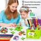FUNZBO Arts and Crafts Supplies for Kids - Kids Crafts for Kids Ages 4-8 with Construction Paper, Pom Poms, Googly Eyes & Pony B