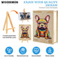 Woodemon Wooden Puzzles For Adults And Kids, French Bulldog (M-180Pcs) Wooden Jigsaw Puzzles, Unique Shaped Animal Wood Puzzles, Wooden Animal Puzzles Christmas Xmas Gifts Family Puzzles Game 11.8*9In