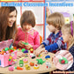 HINZER 100 Pack Animal Erasers for Kids Bulk Pull Apart 3D Puzzle Erasers Classroom Rewards and Prizes Class Treasure Box Kids P