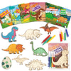 BainGesk Valentines Day Cards for Kids School, 30 Pack Dinosaur Wooden Kits, Valentines Cards for Classroom Exchange, Valentine 