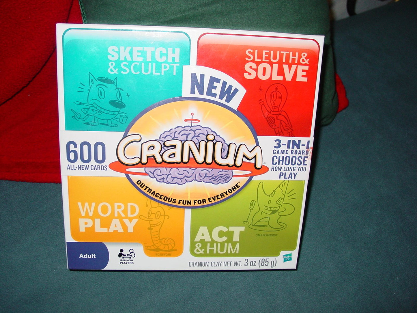 Hasbro Gaming NEW Cranium Board Game - Medium, Multicolor, Model 16577