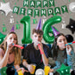 Cheereveal 16th Birthday Decorations for Boys Green, Happy Birthday Party Supplies with Hanging Swirls Happy Birthday Banner Cak
