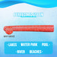 Vos Mega Foam Pool Wavy Noodle Effusion (Kovo Coral), Premium & Big, Super Soft Pool Noodle For Swimming And Floating, Pool Floats, Lake Floats For Adults & Kids, Single Pack
