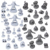Path Gaming 40 Miniature Monsters Fantasy Tabletop Rpg Figures For Dungeons And Dragons, Pathfinder Roleplaying Games. 28Mm Scaled Miniatures, 10 Unique Designs, Bulk Unpainted, Great For D&D/Dnd