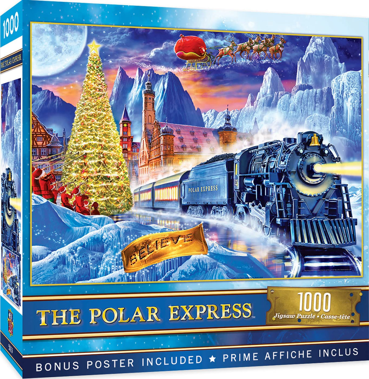 MasterPieces 1000 Piece Christmas Jigsaw Puzzle - The Polar Express - 19.25x26.75