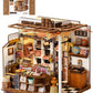 Robotime Diy Miniature House Kit, Tiny House Building Kits,Mini Wooden Furniture Kit For Adults, Dollhouse For Birthday Christma