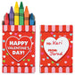Fun Express, Valentine Crayons for Valentines Day, Basic Supplies, Drawing, Crayons, Valentines Day, 24 Pieces