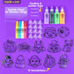 Horizon Group DIY Halloween Window Art Suncatcher Kit, Multi, Acrylic, Model 211964, Fun Arts and Crafts Activity for Kids Ages 6-9