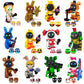 Set 12 Pcs Inspired By Game Five Night At Freddys Toys | Mini Figures With Masks | Fnaf Action Figure [Rockstar Bonnie, Montgomery Gator, Chica, Human Security, Radioactive Foxy Etc.]