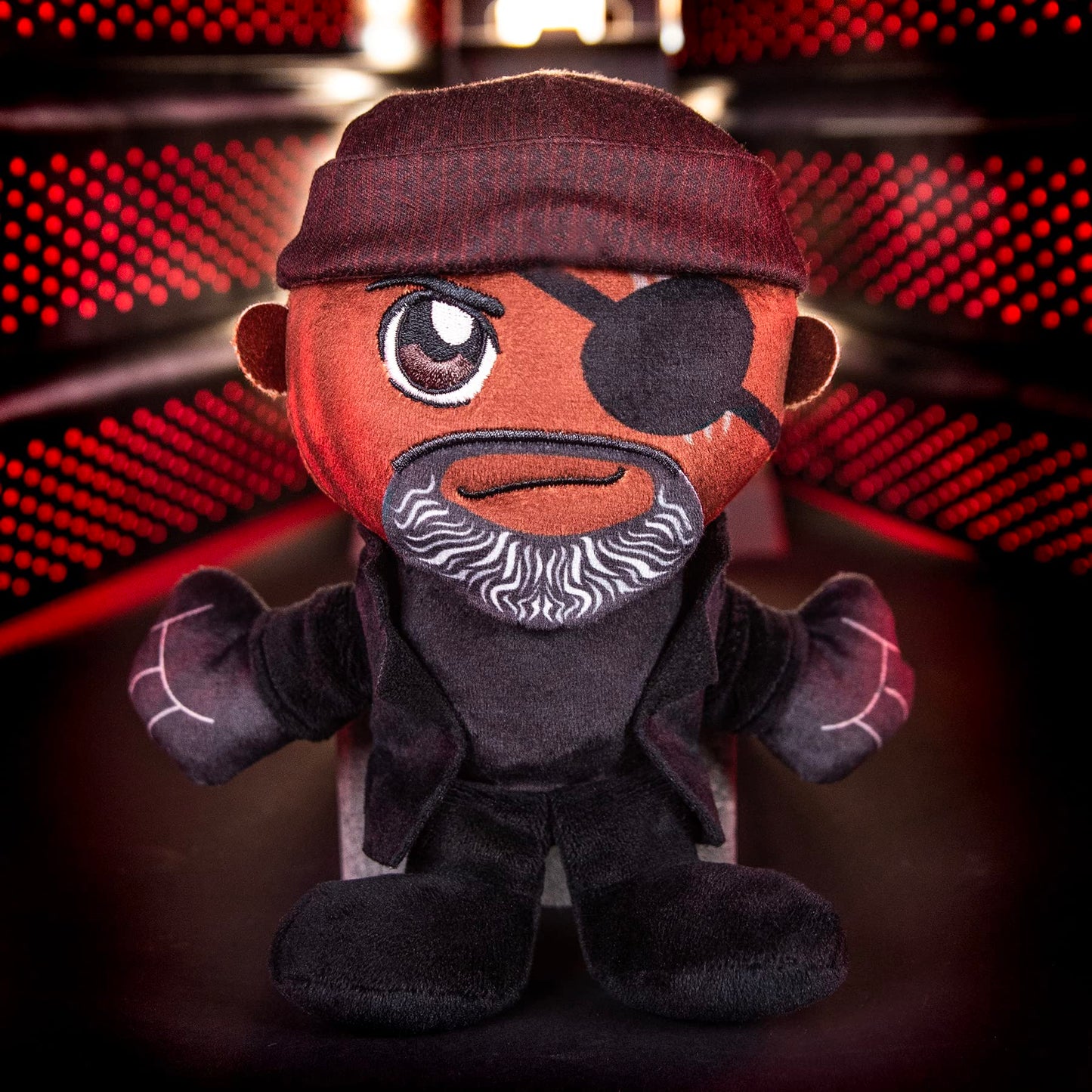 Bleacher Creatures Marvel Nick Fury Secret Invasion 8' Kuricha Sitting Plush- Soft Chibi Inspired Toy