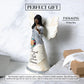 Pavilion Gift Company - Friends Are Gifts To Treasure - 8' Ebony African American Angel Figurine Religious Bestie Bff Best Friend God Jesus Lover Christian Christ Gift Present