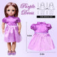 Mlcnles 18-Inch Doll Clothes Accessories - Children'S Day Present For Doll Princess Costume Dress Decorative Accessories Fits Al