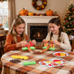 APUDWN 24 Sets Thanksgiving Turkey Craft Kits, DIY Thanksgiving Crafts, Felt Turkey Ornaments Decorations Art Sets Foam Stickers