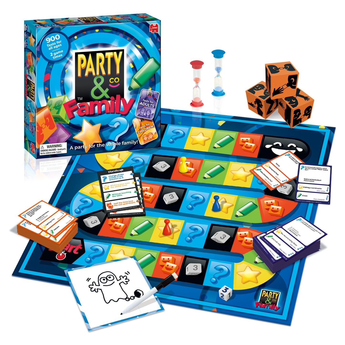 Party & Co. Family - The Fun Packed Multi Challenge Multi Player Family Game, +8Yrs