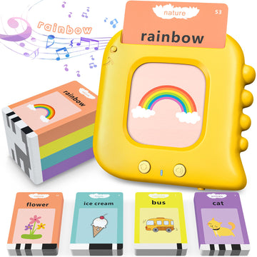 Talking Flash Cards,Kids Toddler Flash Cards With 240 Sight Words,Montessori Toys,Autism Sensory Toys,Speech Therapy Toys,Learning Educational Toys Gifts For Age 1 2 3 4 5 Years Old Boys And Girls