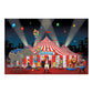 Fun Express Circus Big Top Tent Banner - 9 Feet Long - Carnival Birthday Party Decor and Supplies - VBS Vacation Bible School Su